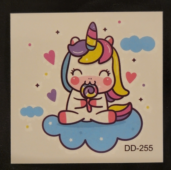 Colorful Unicorn and Butterfly Tattoos - Picture 3 of 7